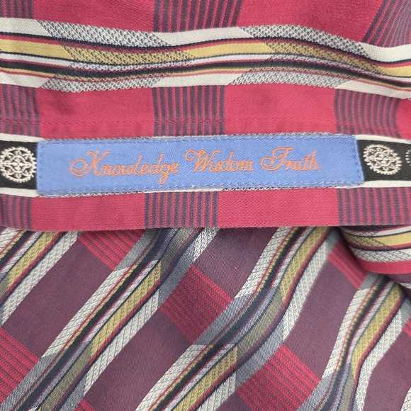 Robert Graham Multicolor Striped Button Down Shirt Size L - Picture 7 of 9